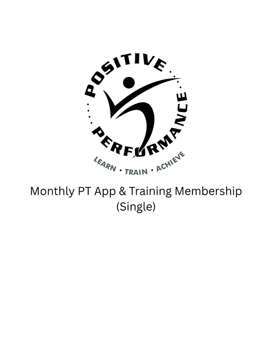 Monthly PT App & Training Membership (Single)